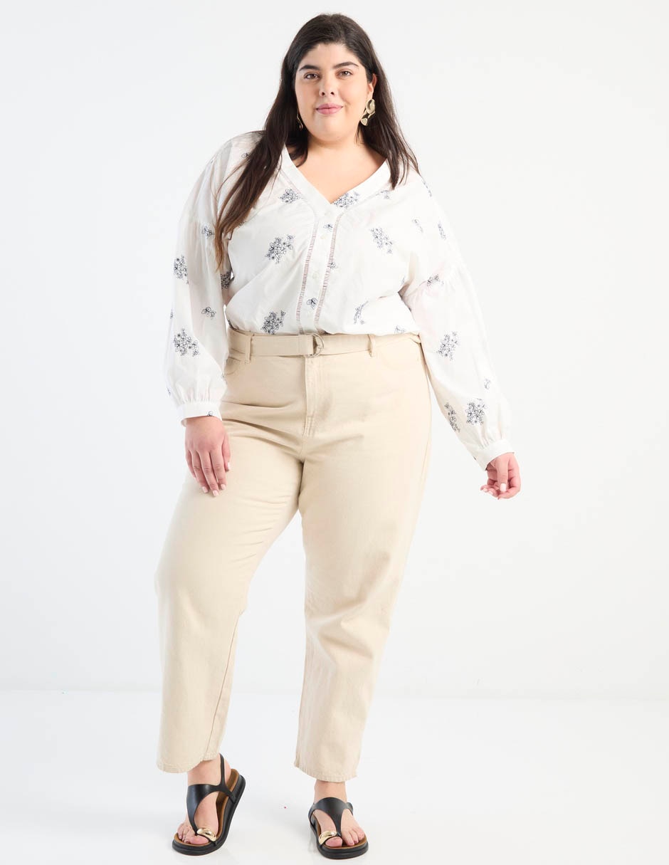 Blusa manga larga para mujer 3