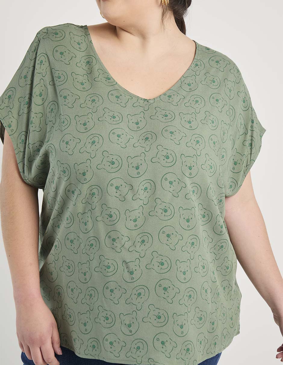 Blusa Disney Dtr manga corta para mujer 5