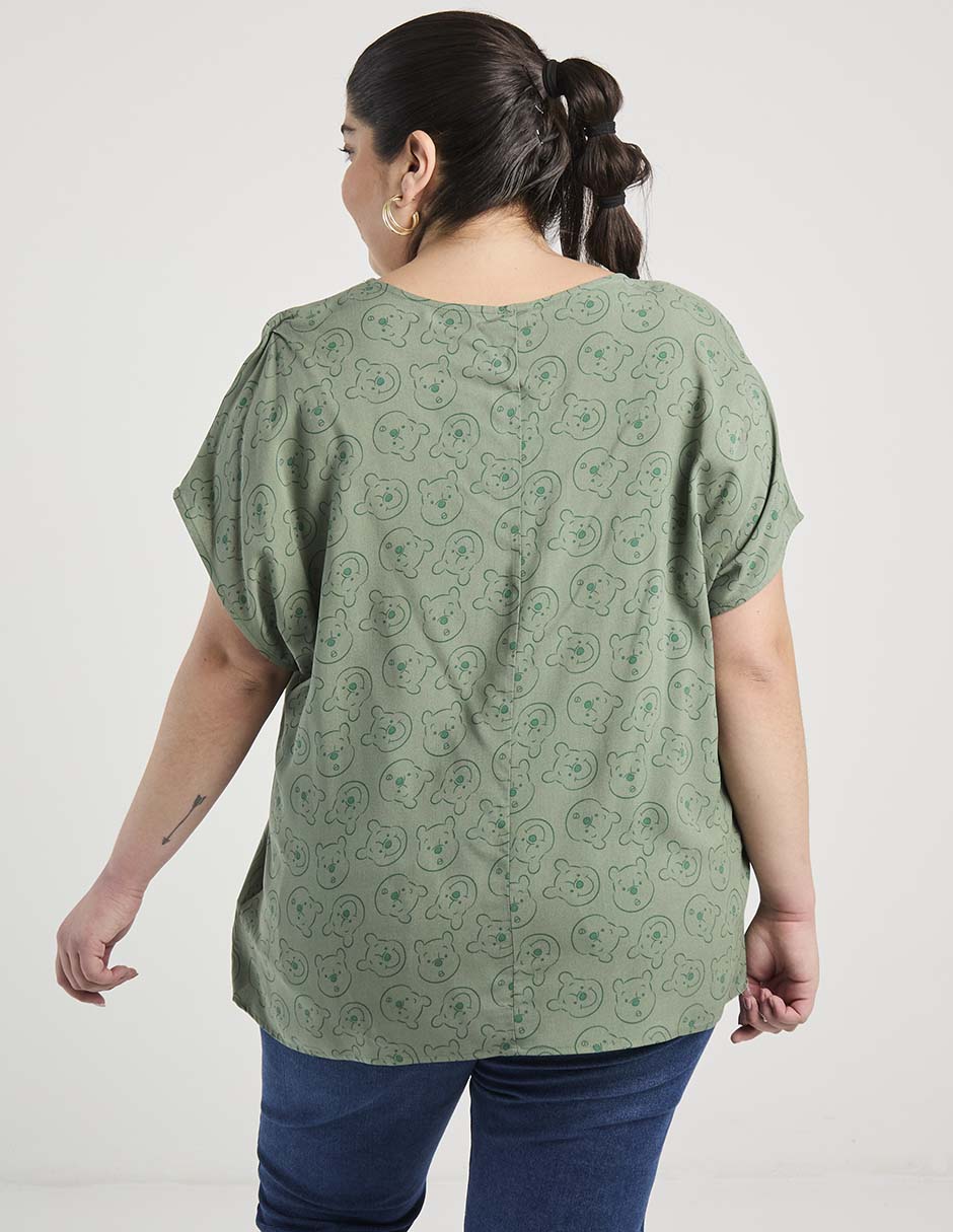 Blusa Disney Dtr manga corta para mujer 6