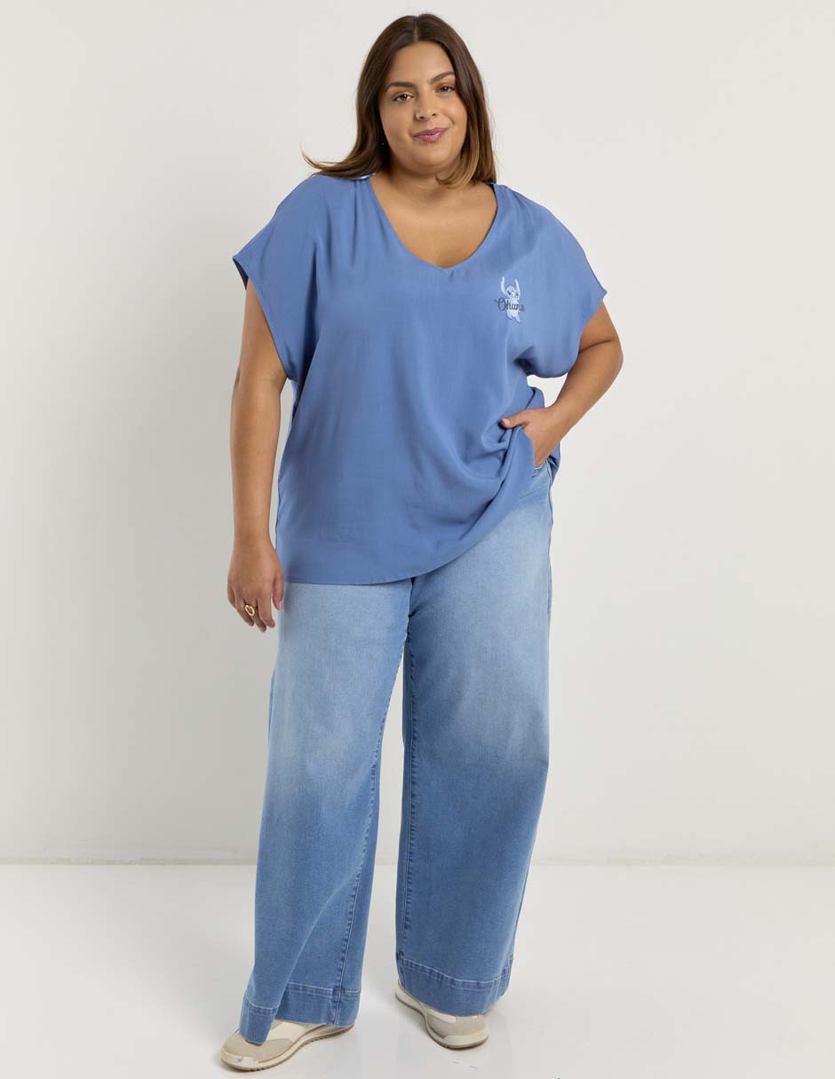 Blusa manga corta para mujer 2