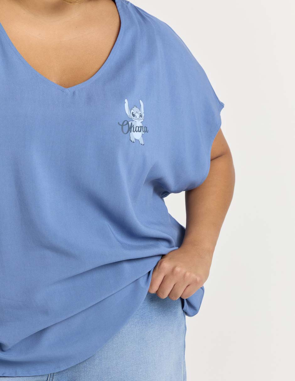 Blusa manga corta para mujer 5