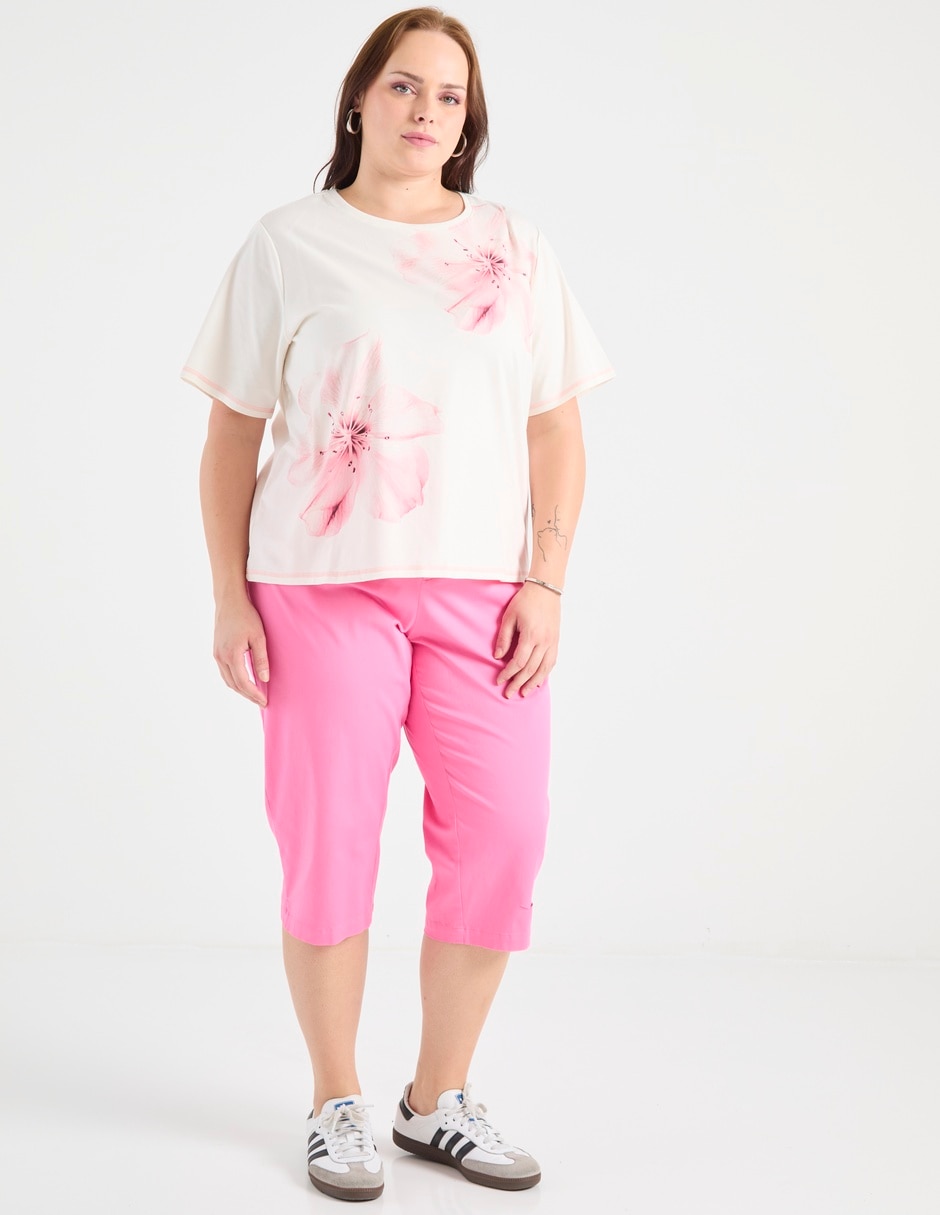 Pantalón capri regular para mujer 3