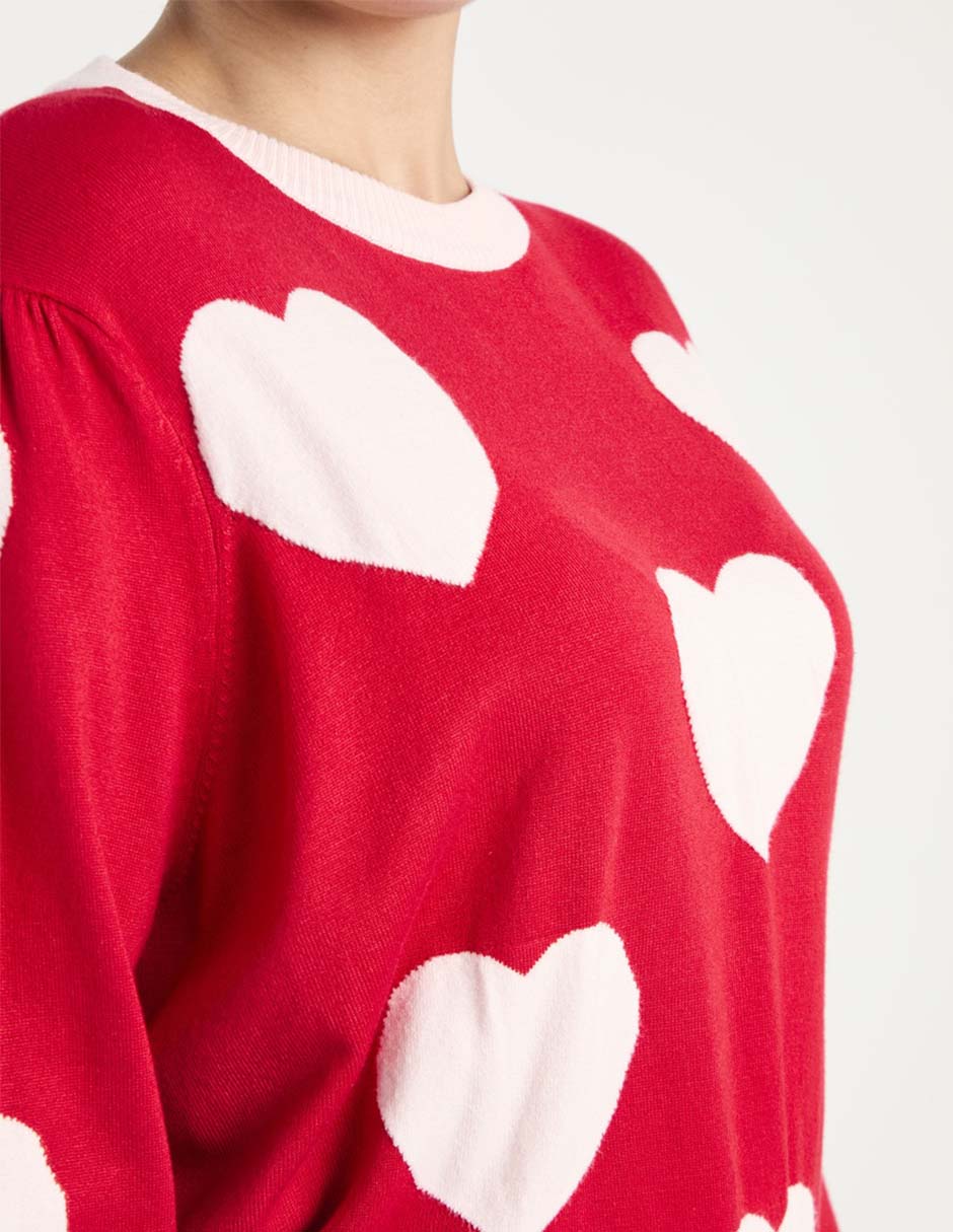 Suéter cuello redondo para mujer 4