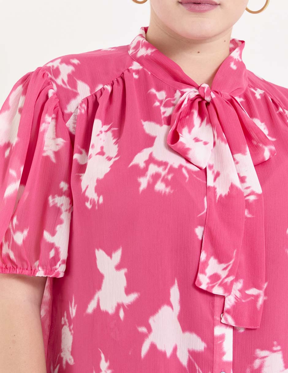 Blusa manga corta para mujer 4