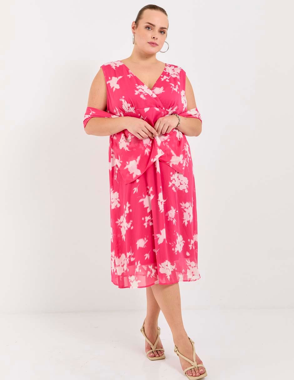 Vestido midi casual para mujer Vestido midi casual para mujer