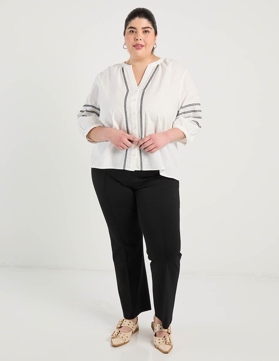 Blusa Weekend Plus manga 3/4 para mujer 3