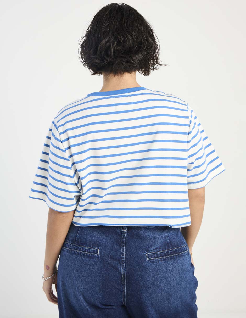 Playera manga corta Weekend Plus cuello redondo para mujer
