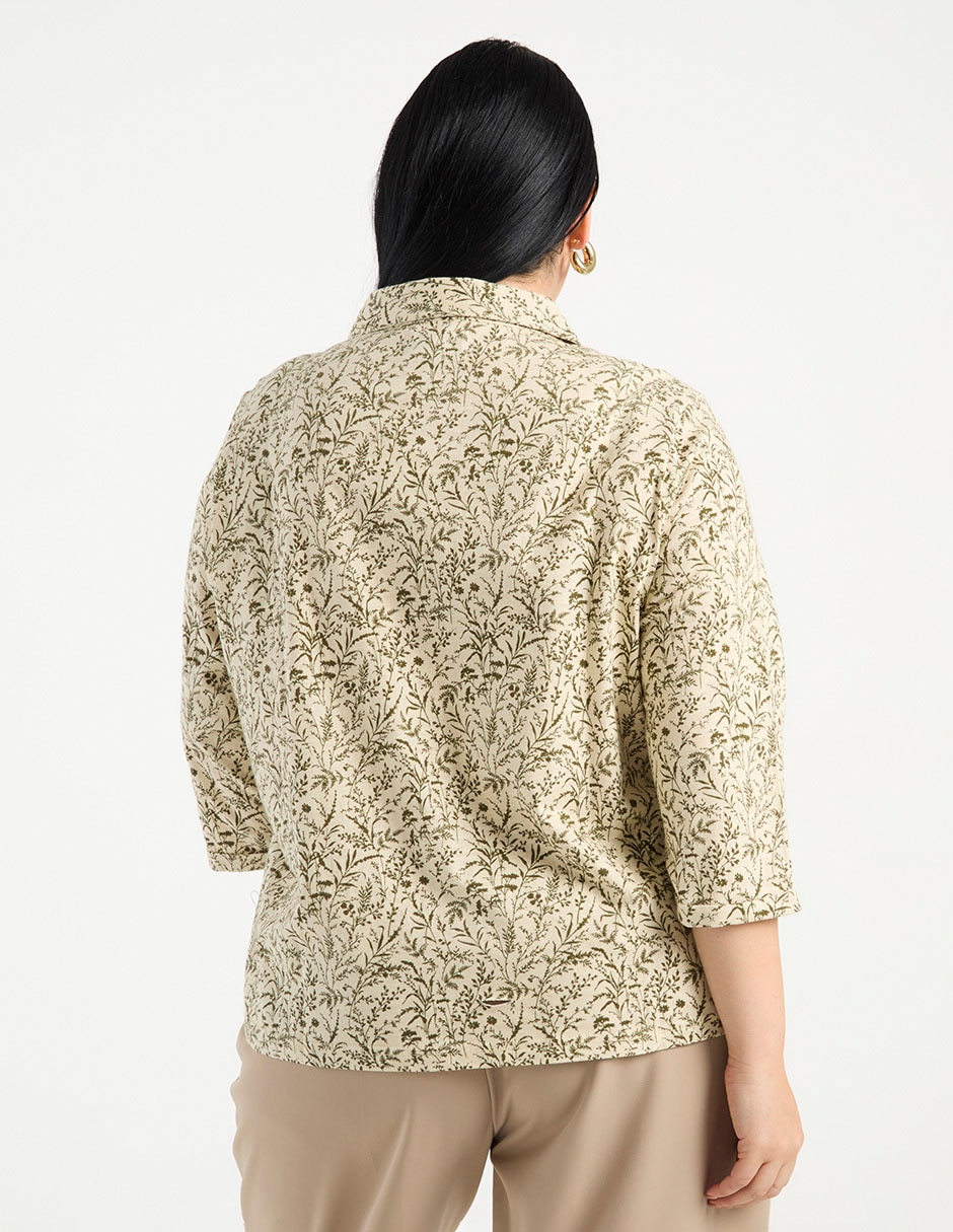 Blusa manga 3/4 para mujer 6