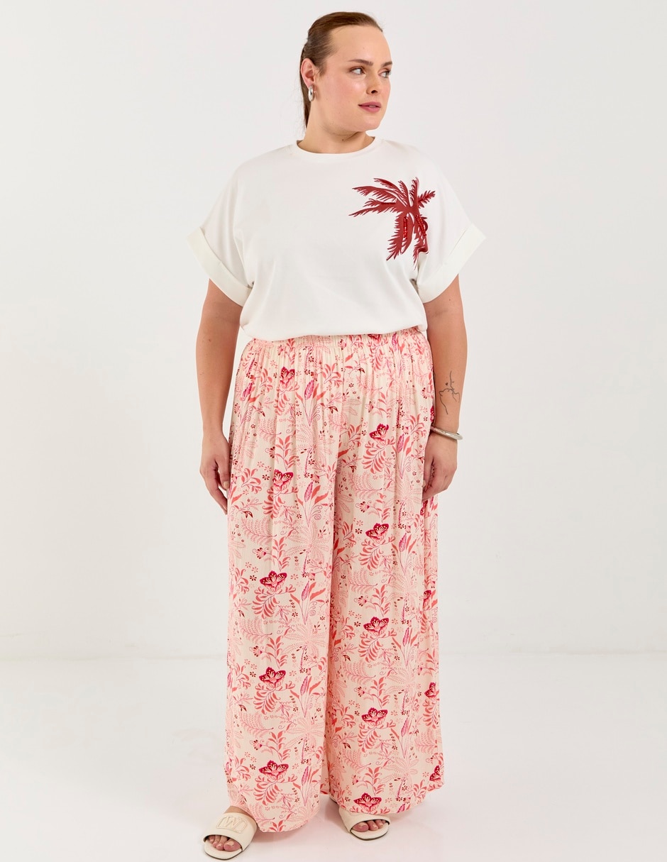 Playera manga corta cuello redondo para mujer 3