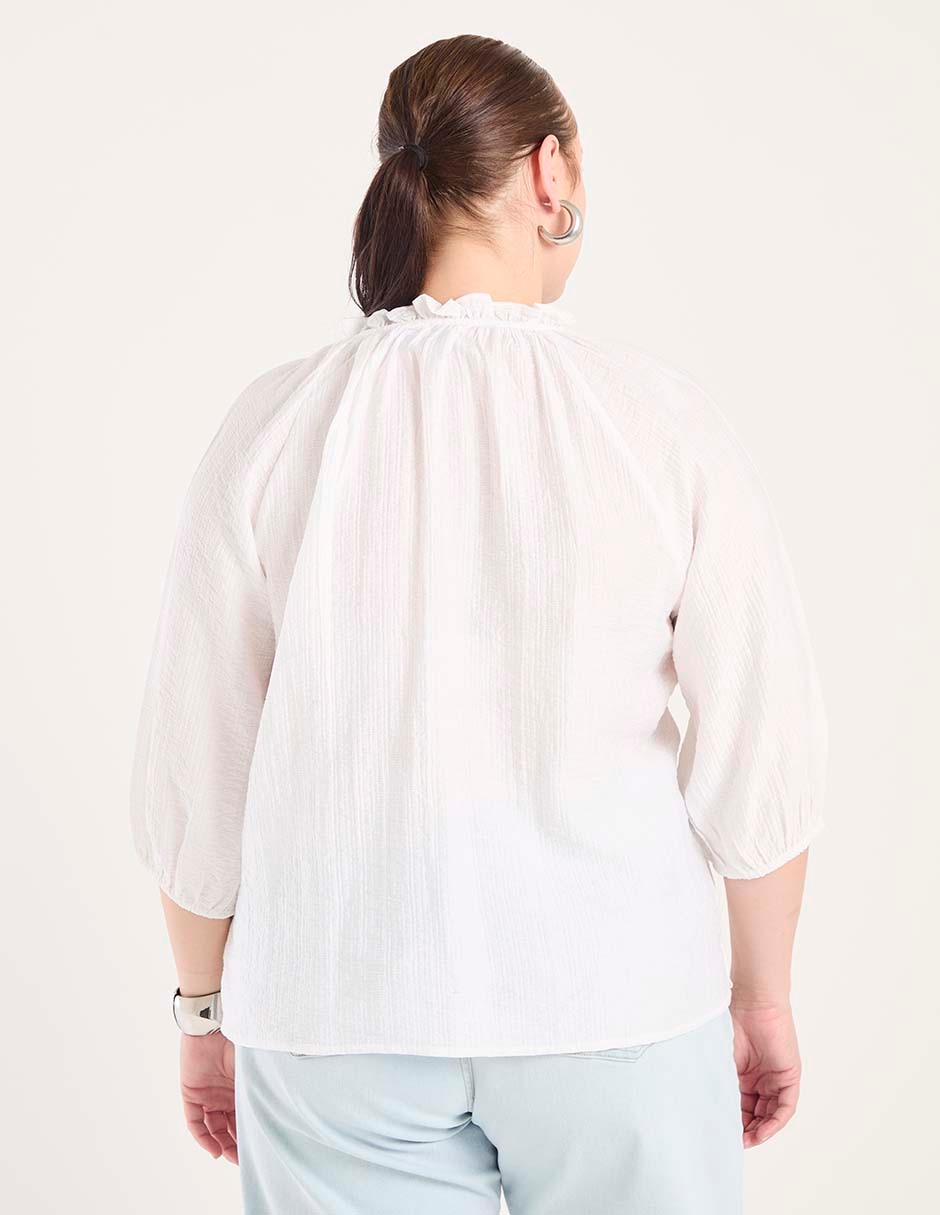 Blusa manga 3/4 para mujer 2