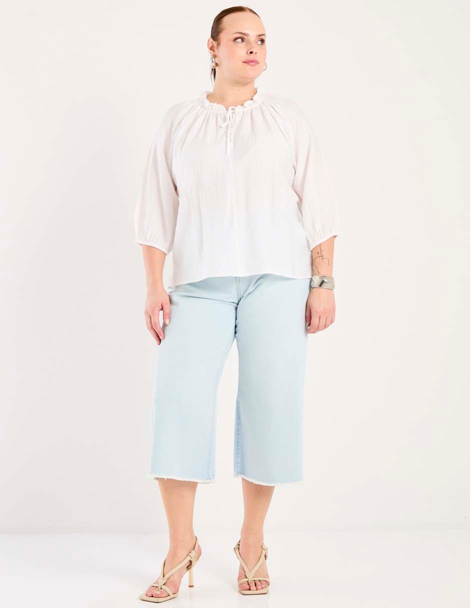 Blusa manga 3/4 para mujer 3