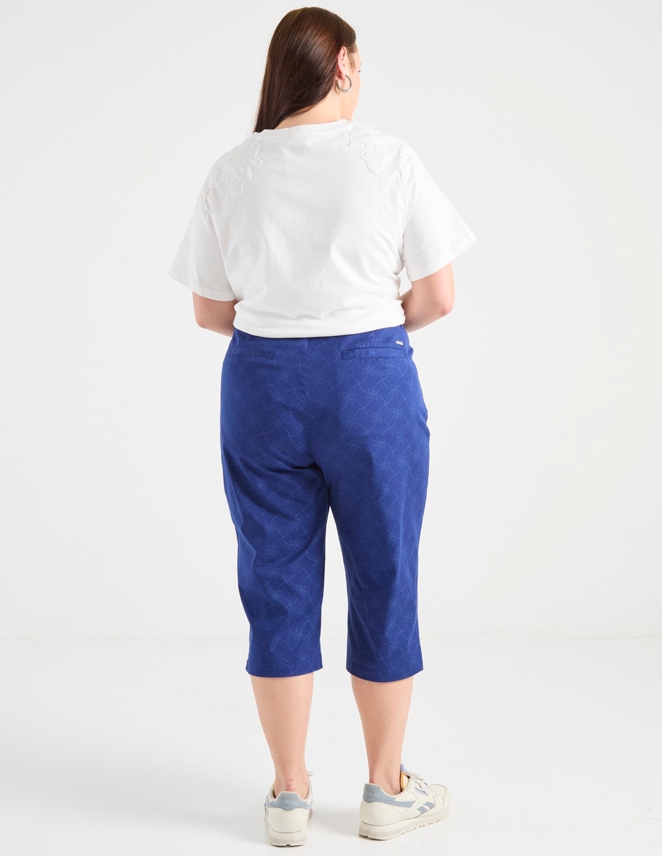 Pantalón capri regular para mujer 2