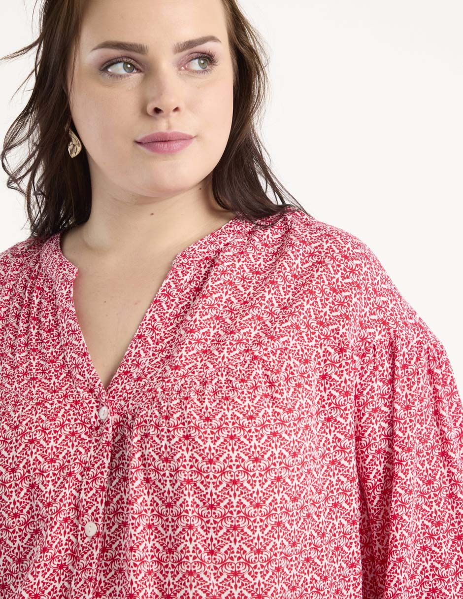 Blusa manga 3/4 para mujer 4