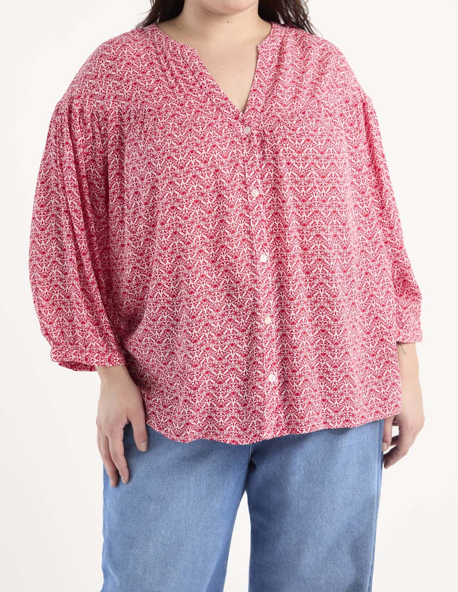 Blusa manga 3/4 para mujer 5