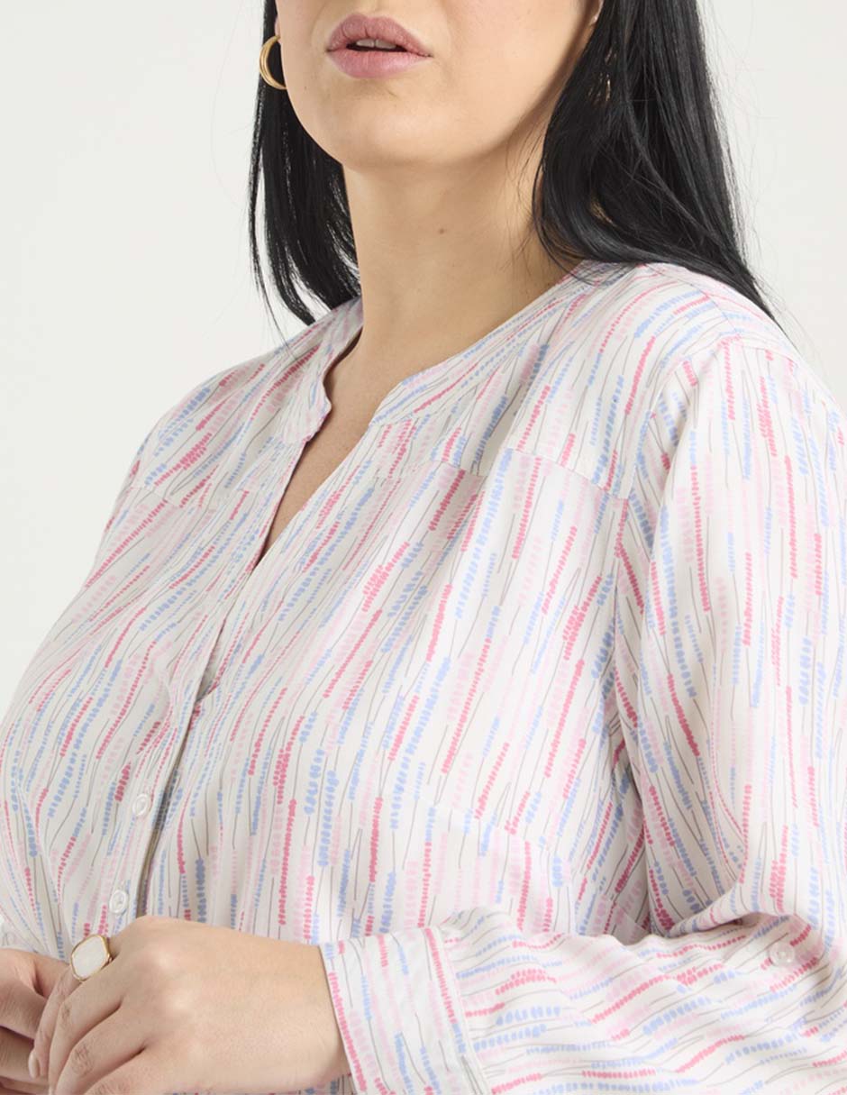 Blusa manga 3/4 para mujer 4