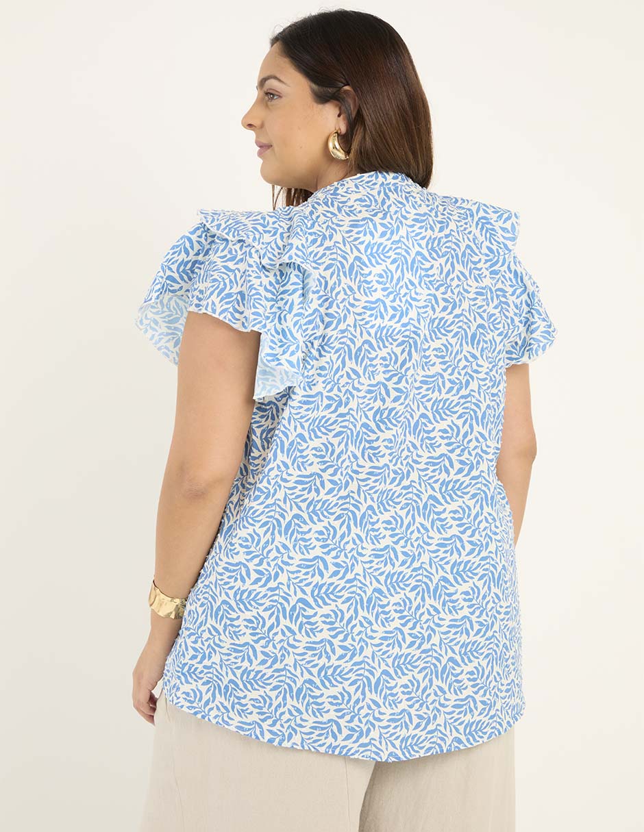 Blusa manga corta para mujer 2