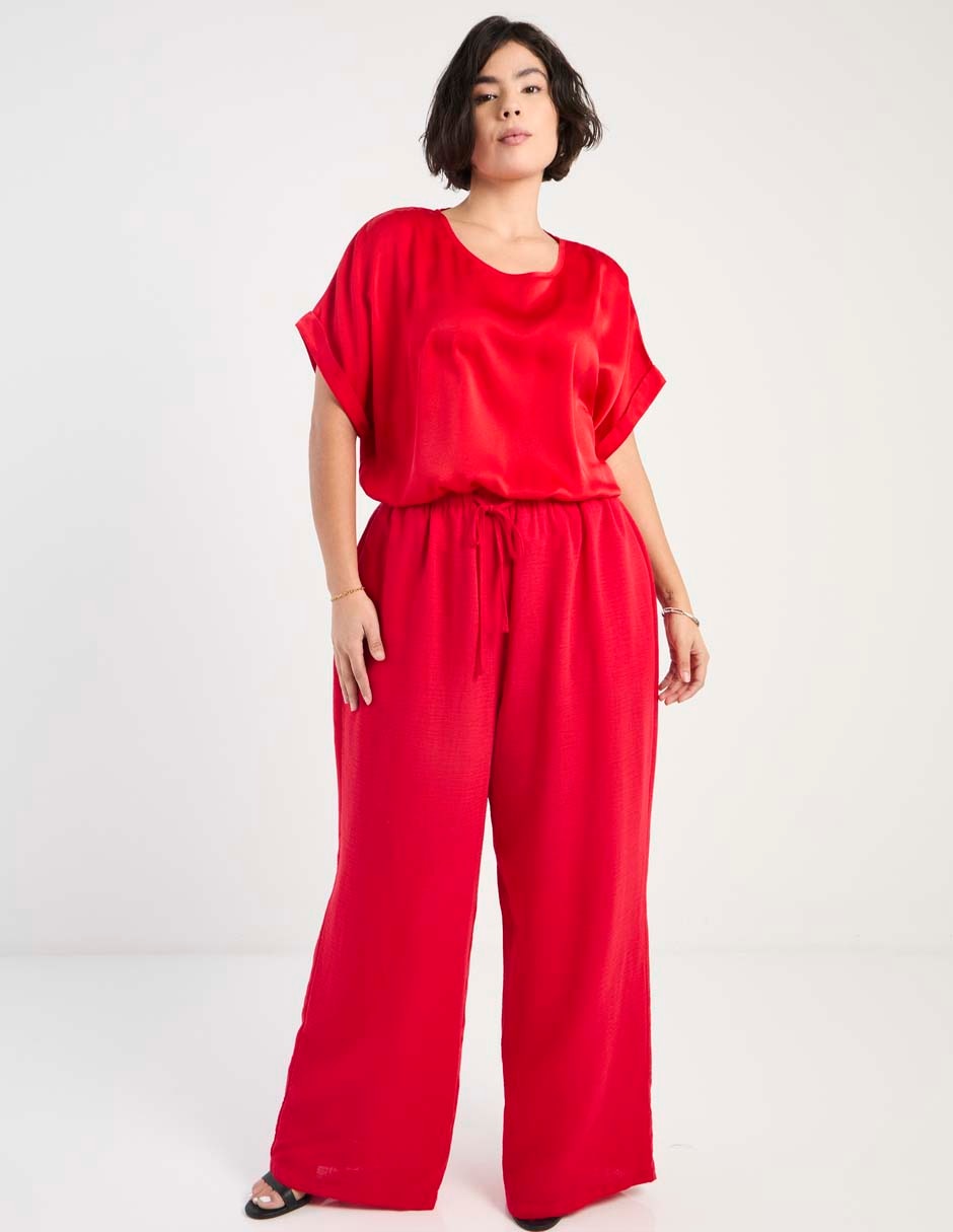 Pantalón easy pant wide leg para mujer 3