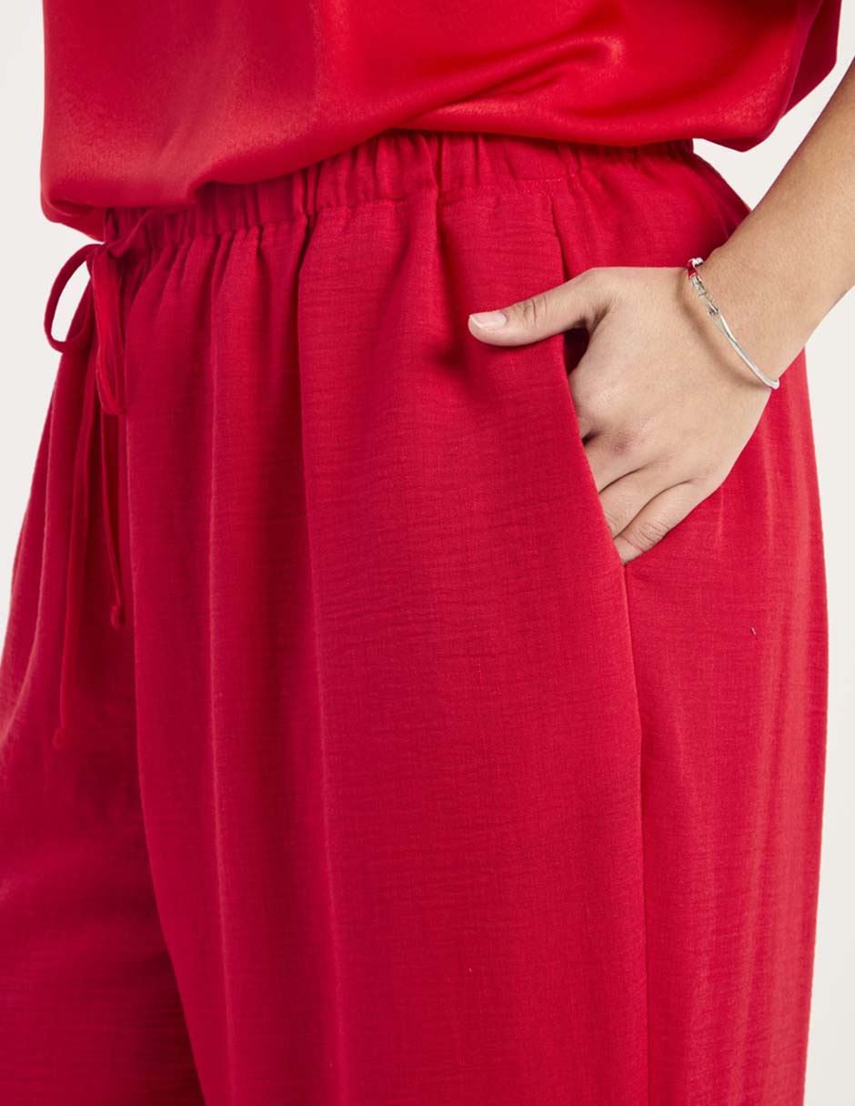 Pantalón easy pant wide leg para mujer 4