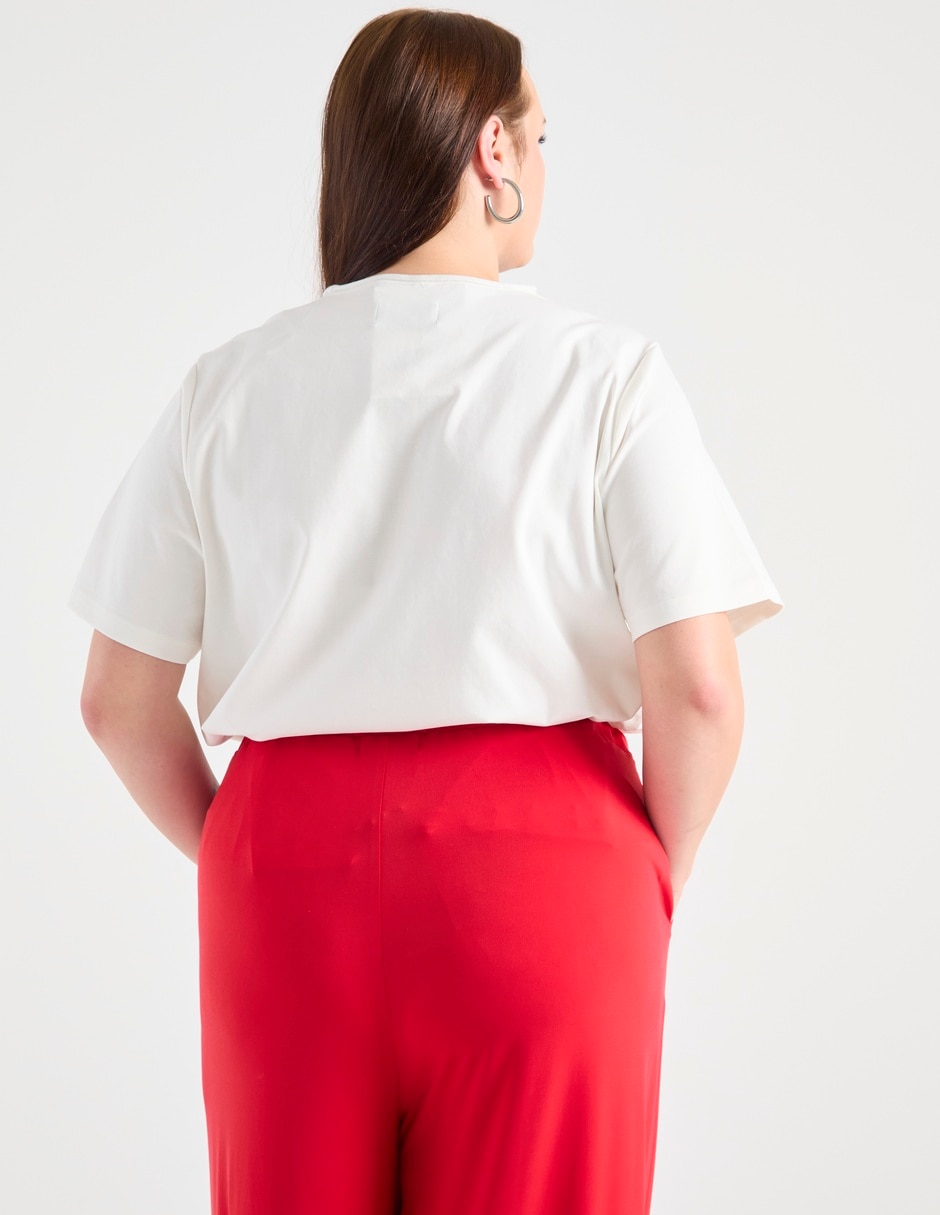 Blusa manga corta para mujer 2