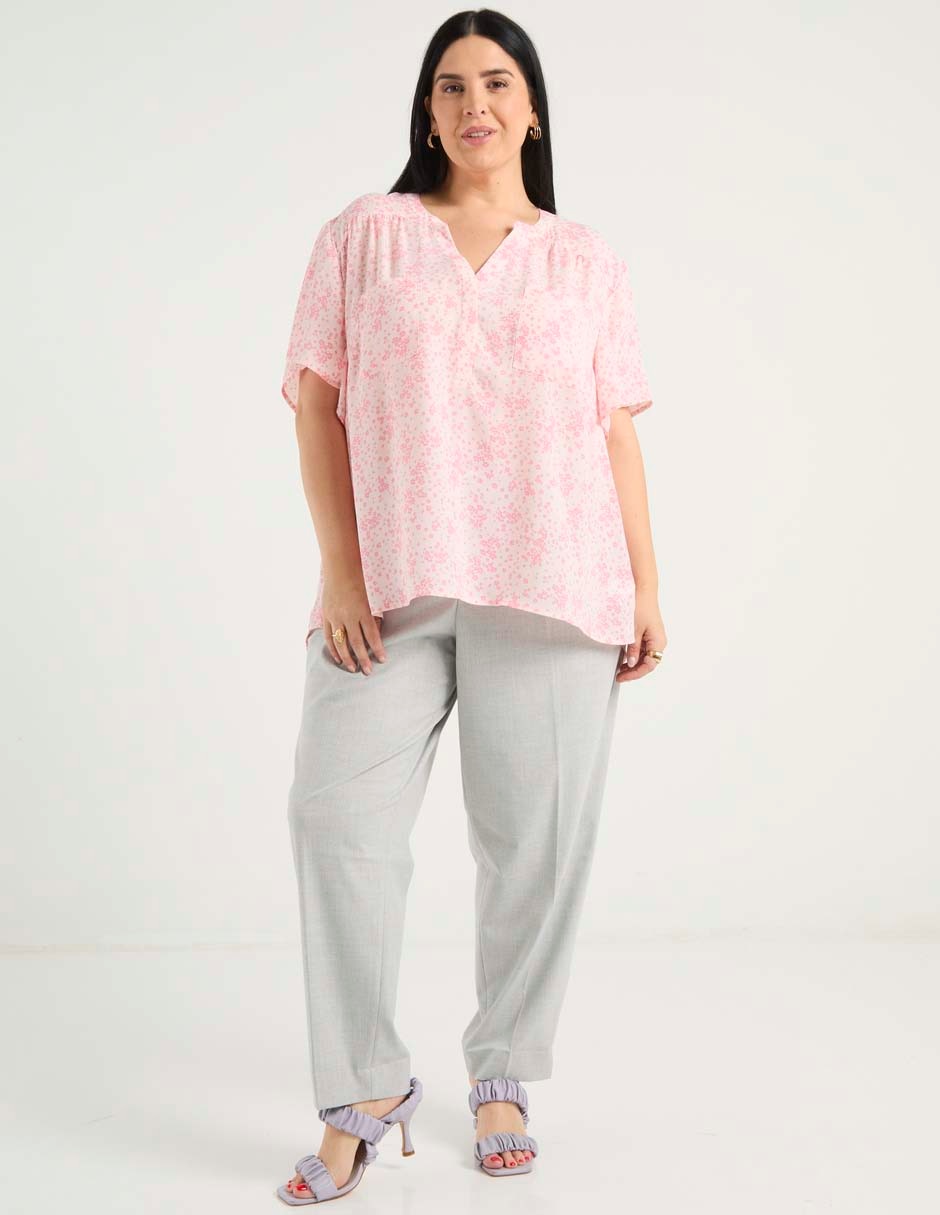 Blusa manga corta para mujer 3