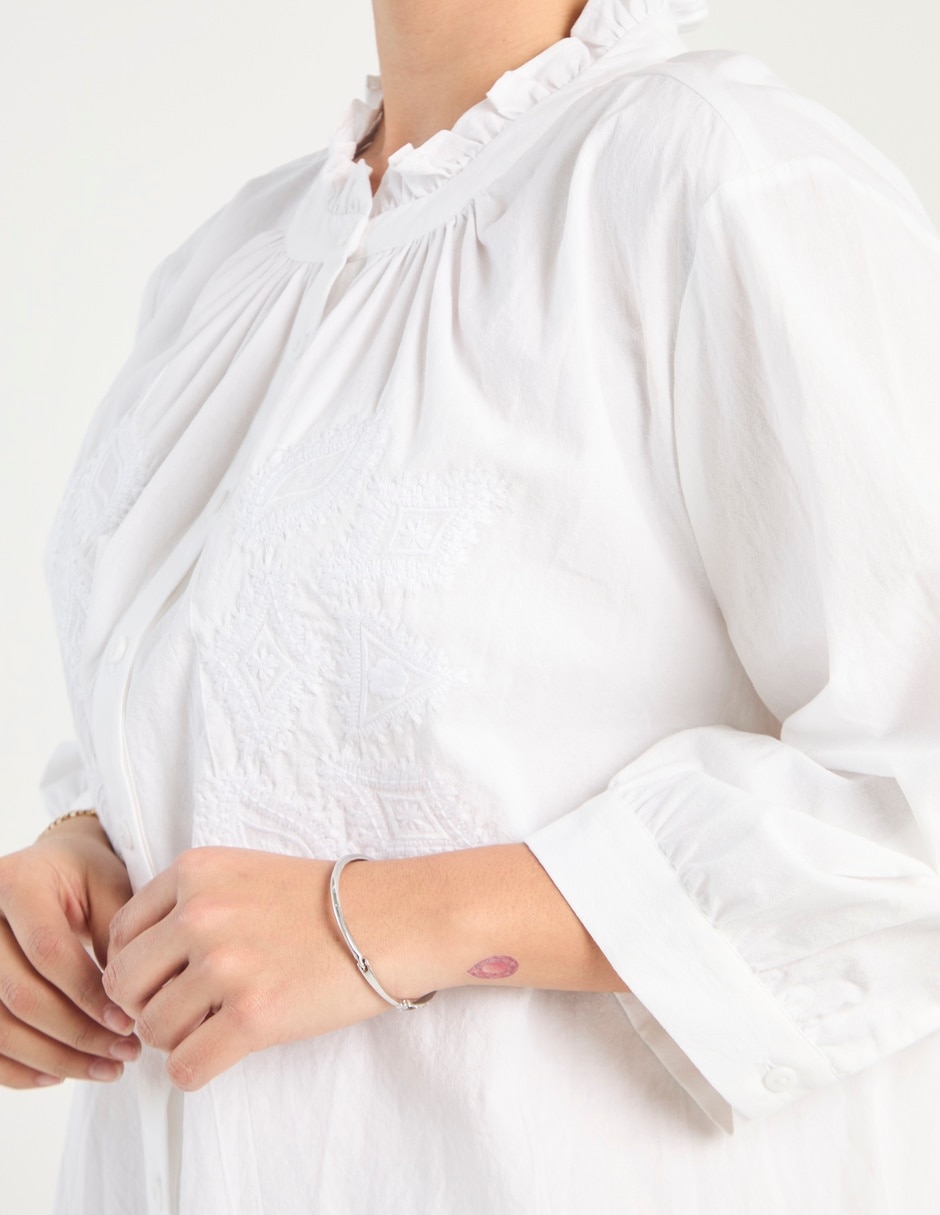 Blusa manga 3/4 para mujer 4
