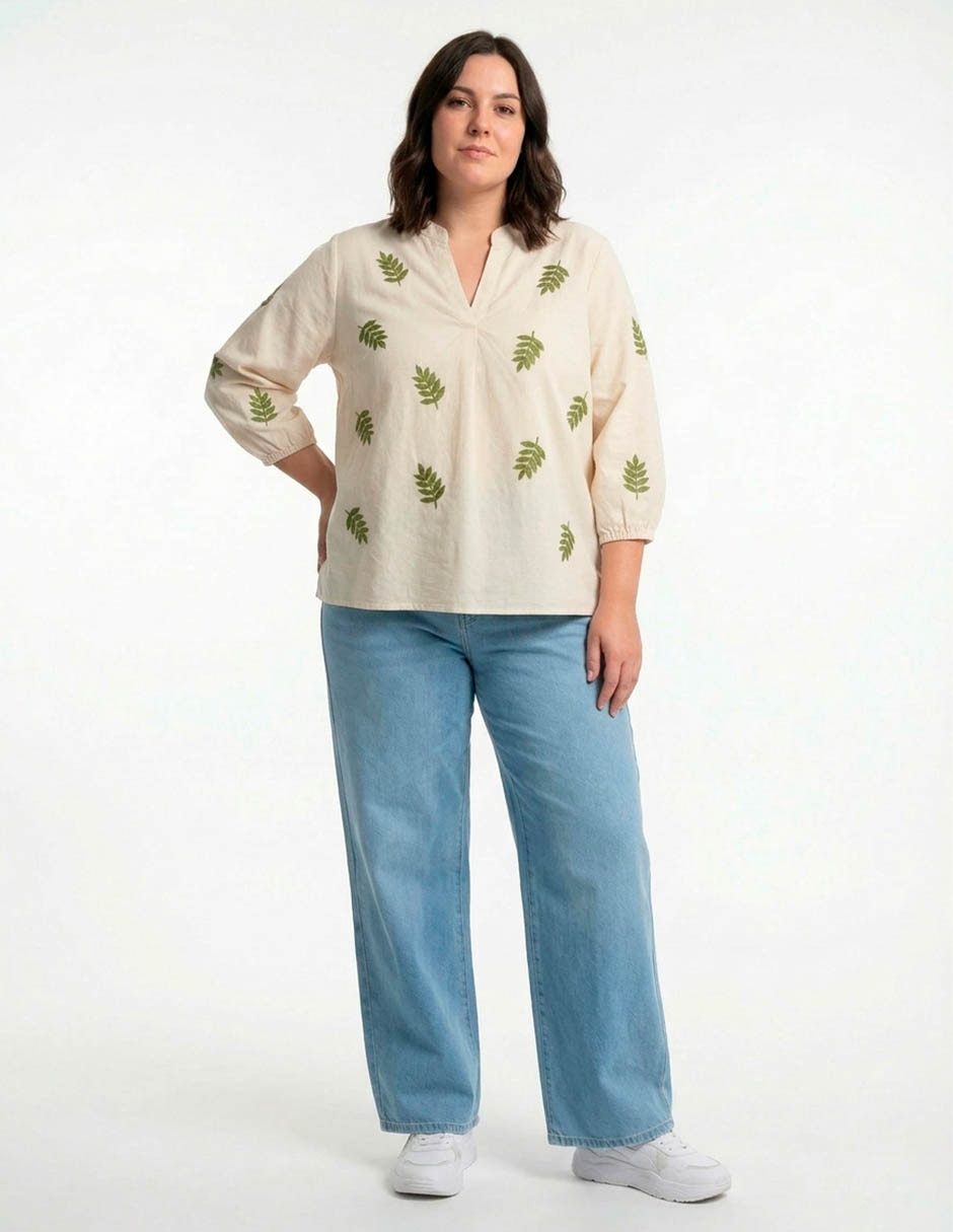 Blusa manga 3/4 para mujer 6