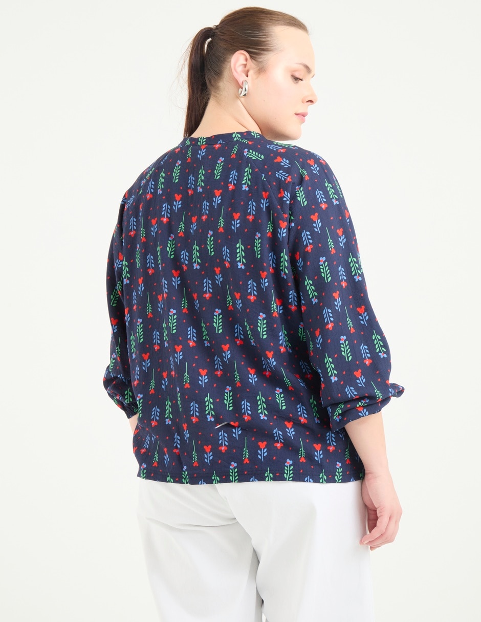 Blusa manga 3/4 para mujer 2