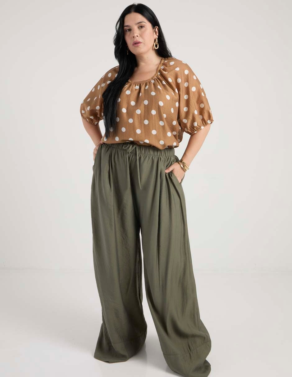 Blusa manga al codo para mujer 3