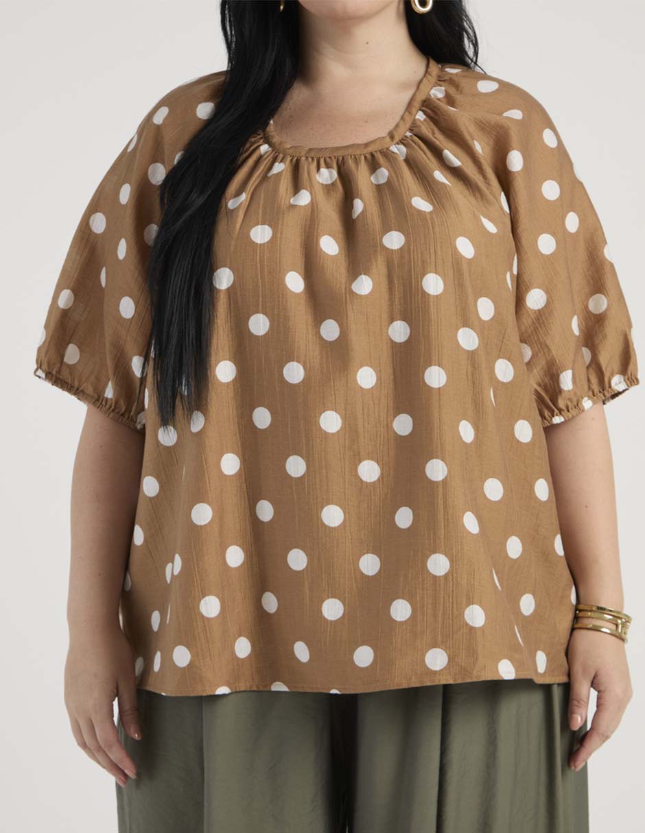 Blusa manga al codo para mujer 5