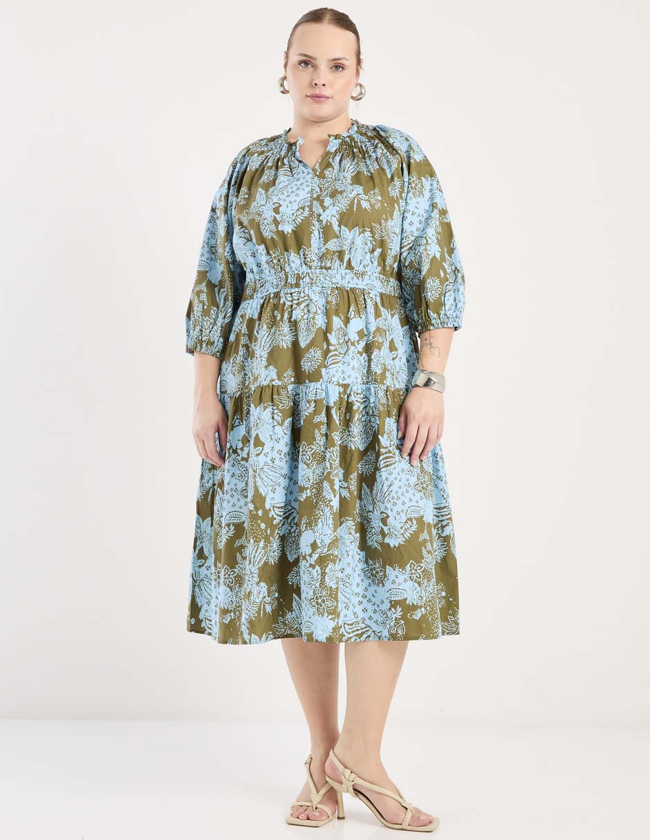 Vestido midi casual para mujer