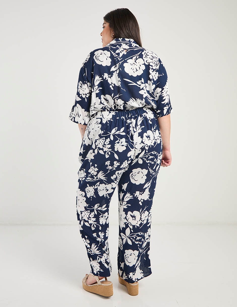 Pantalón relaxed wide leg para mujer 6