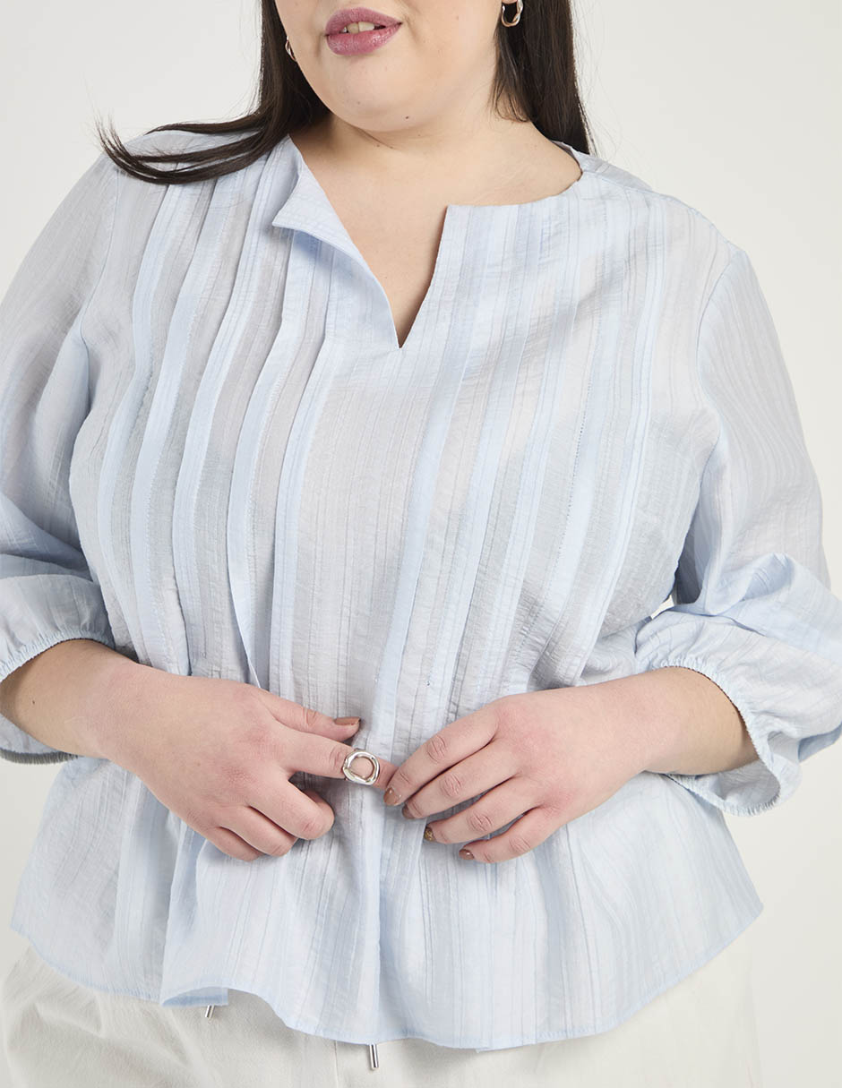 Blusa manga larga para mujer 4