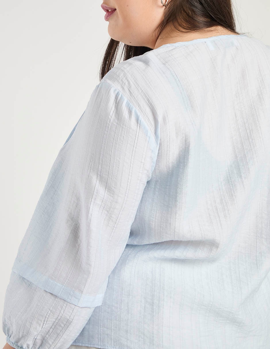 Blusa manga larga para mujer 5