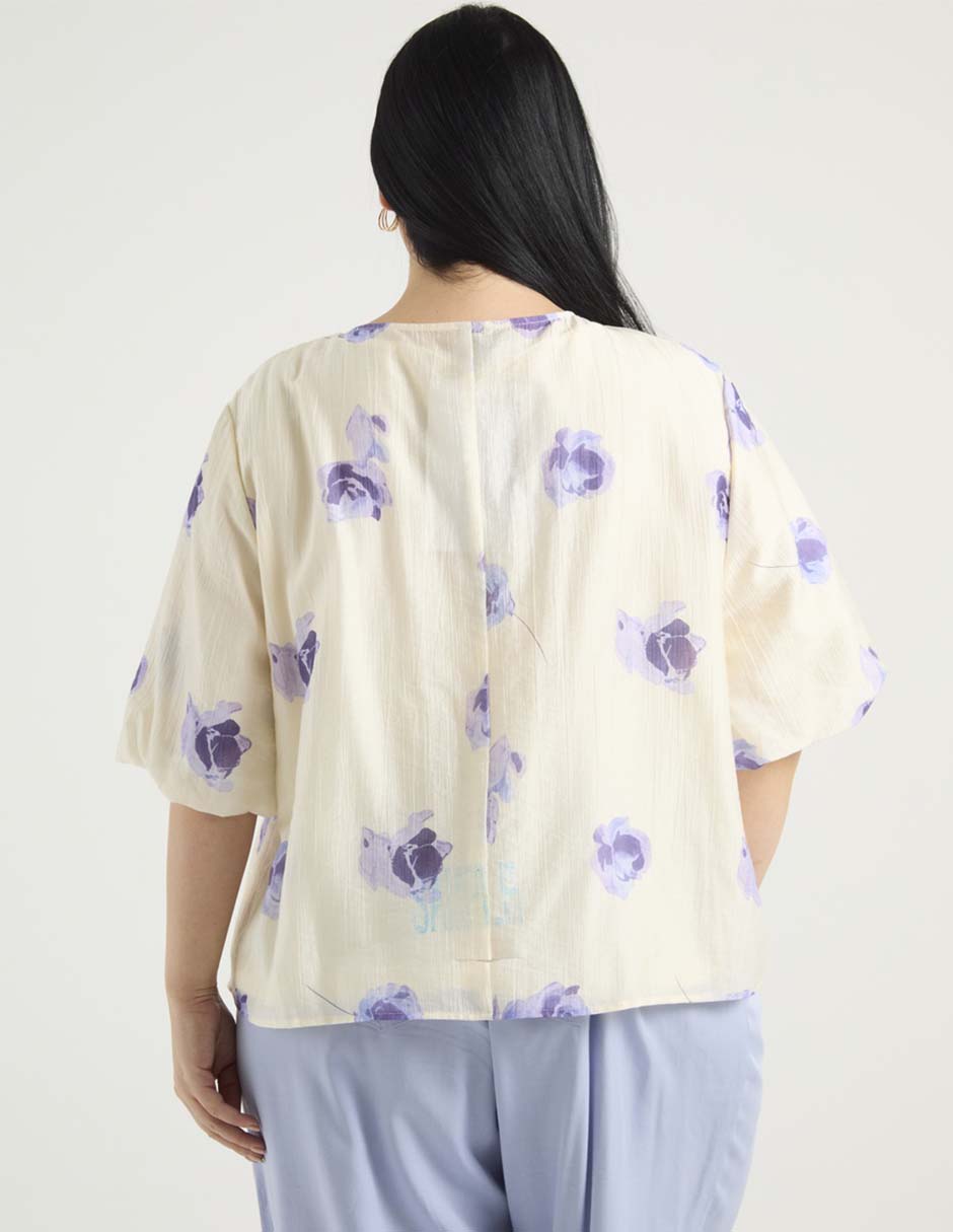 Blusa manga al codo para mujer 6