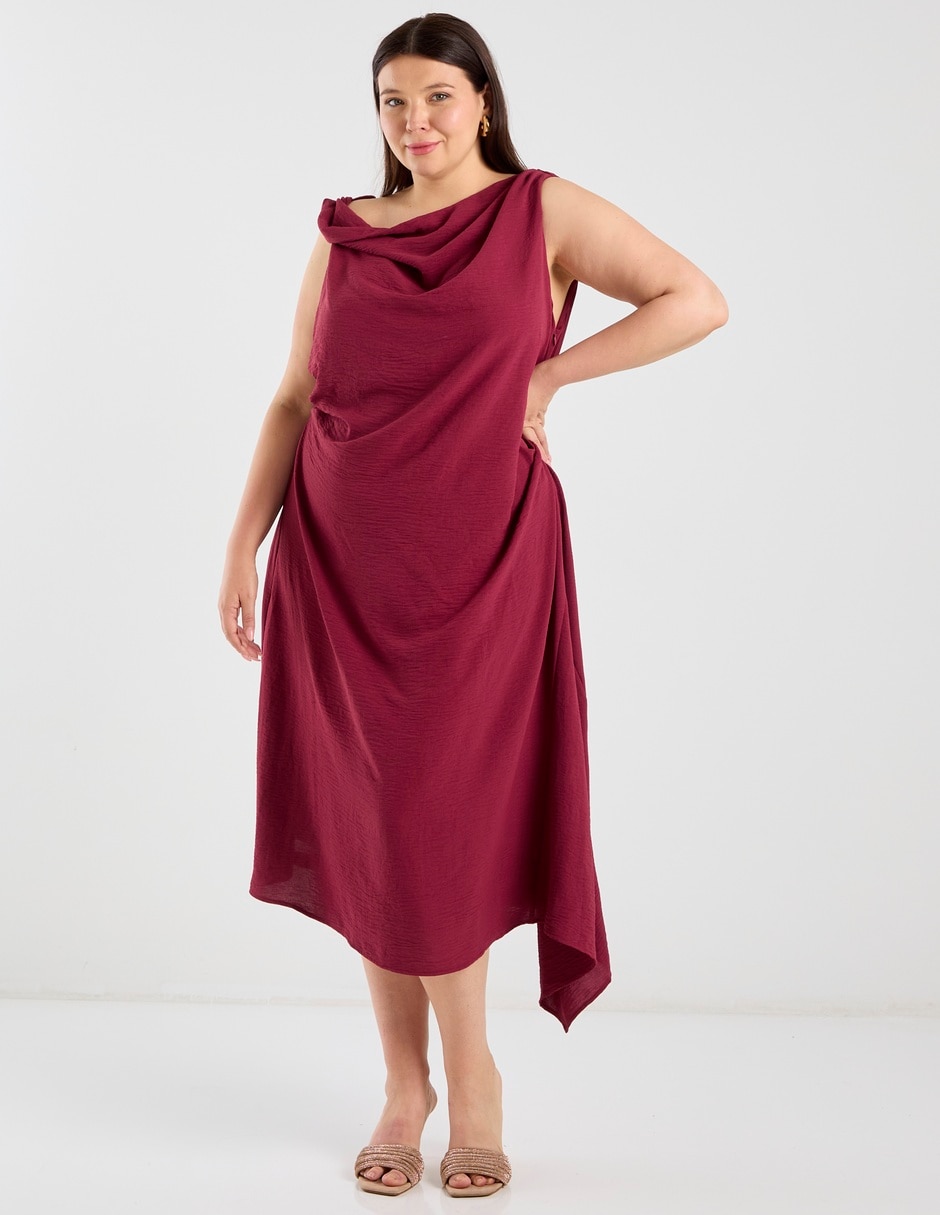 Vestido midi cocktail para mujer 3