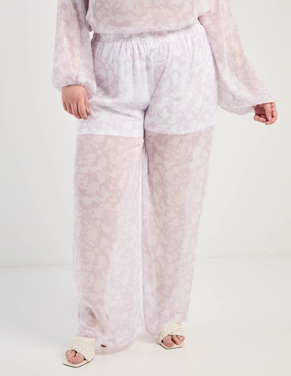 Pantalón relaxed amplio para mujer