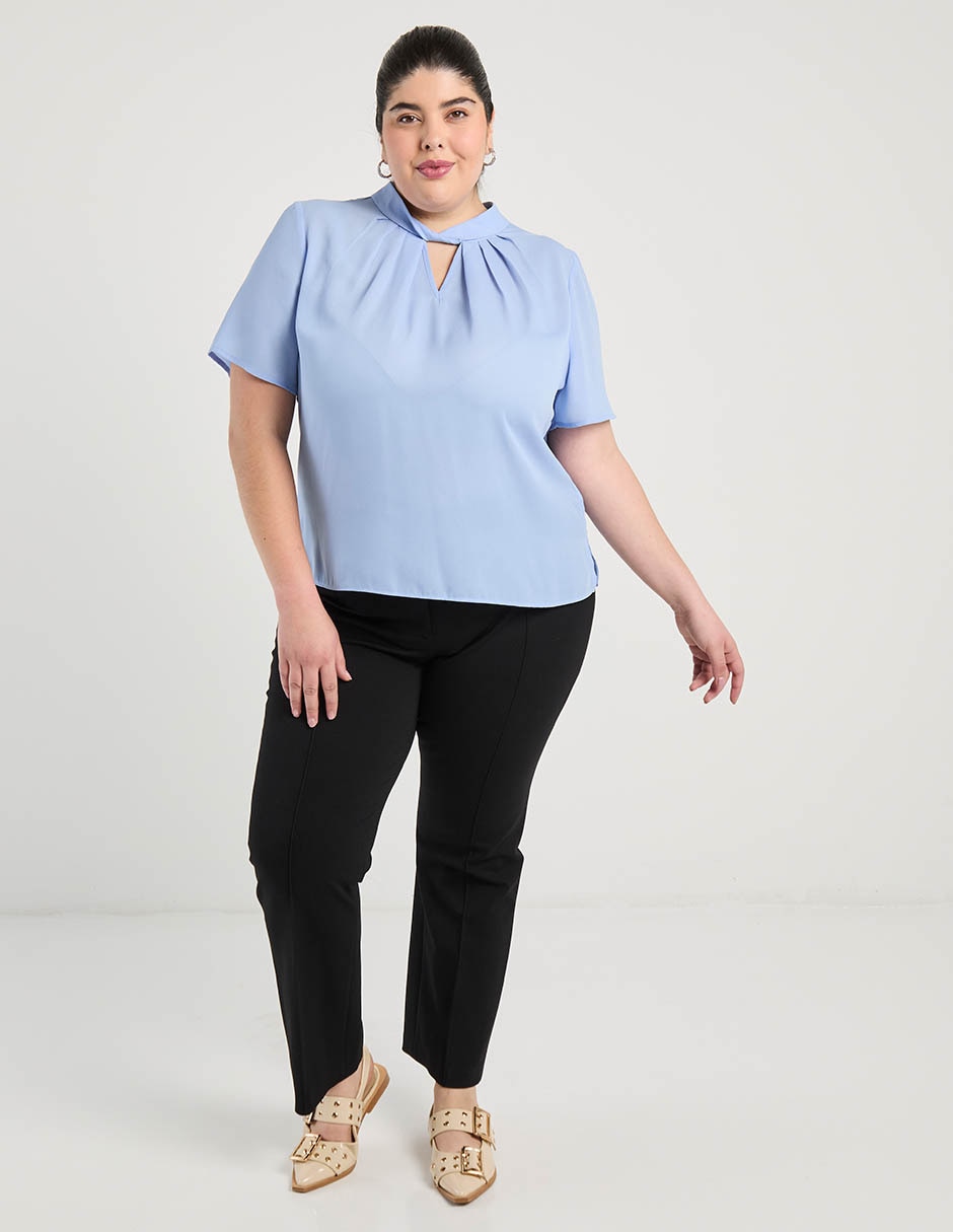 Blusa Contempo Plus manga corta para mujer 2