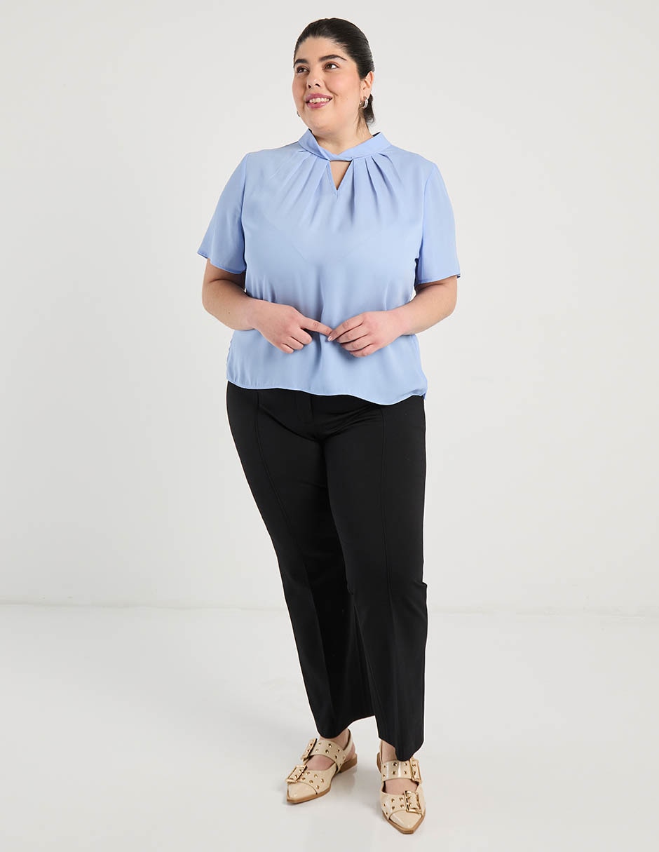Blusa Contempo Plus manga corta para mujer 3