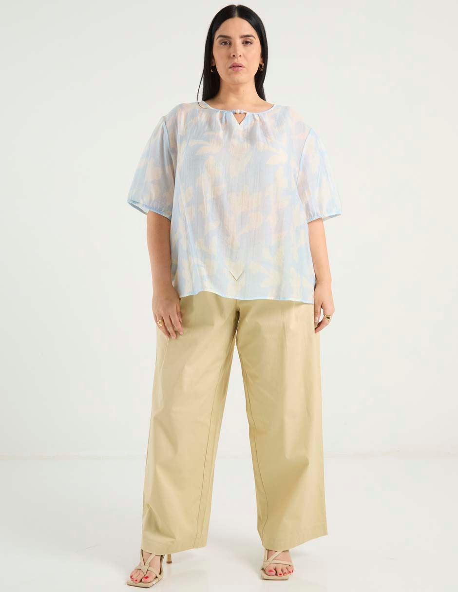 Pantalón relaxed amplio para mujer 2