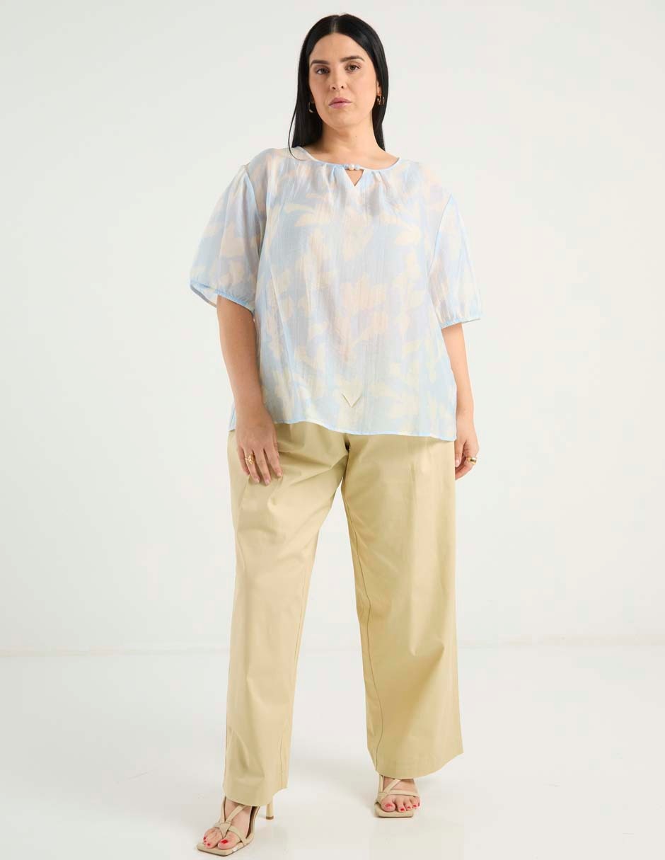 Pantalón relaxed amplio para mujer 3