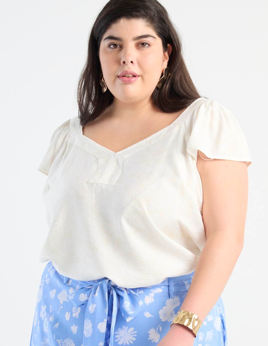 Blusa manga corta para mujer Blusa manga corta para mujer