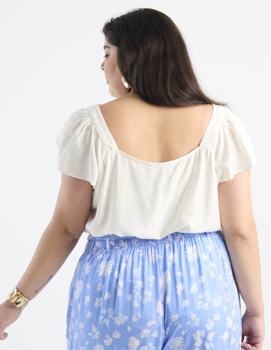 Blusa manga corta para mujer 2