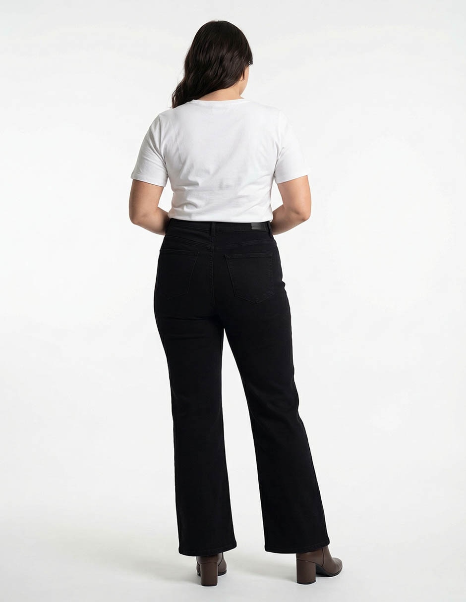 Jeans straight cintura baja para mujer 2
