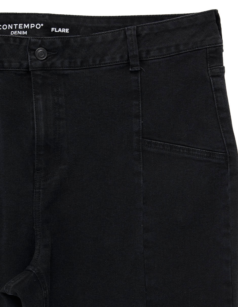 Jeans straight cintura baja para mujer 5