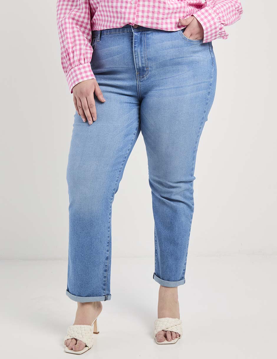 Jeans straight cadera para mujer Jeans straight cadera para mujer
