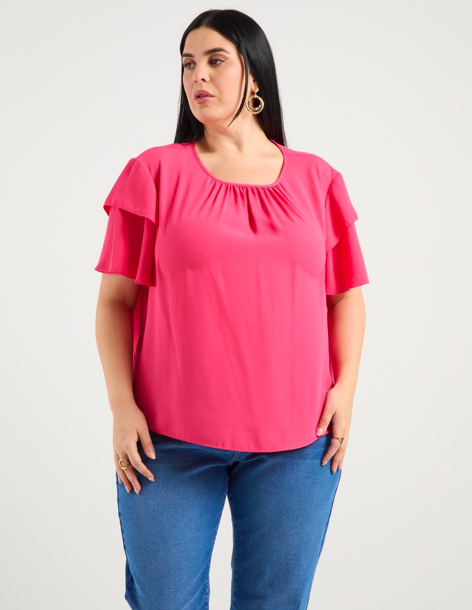 Blusa manga corta para mujer Blusa manga corta para mujer