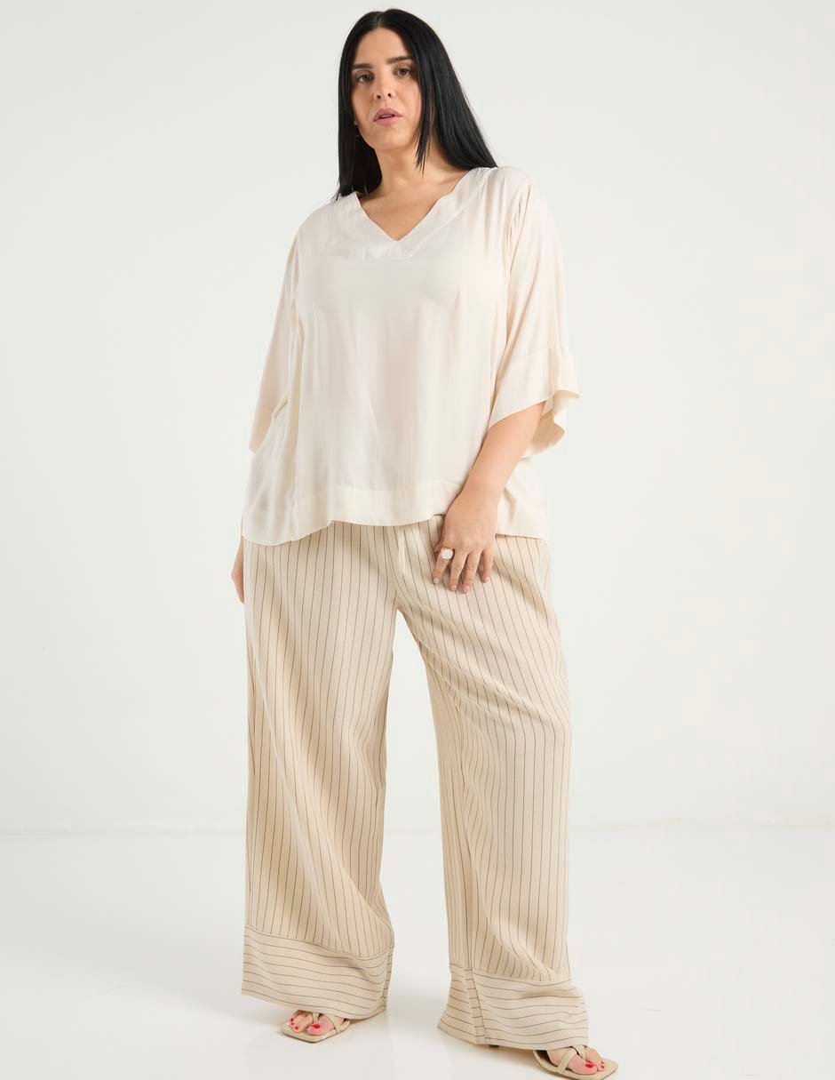 Pantalón relaxed amplio para mujer 3