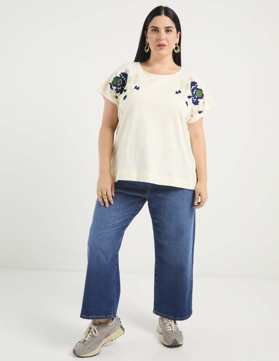 Jeans wide leg para mujer 2