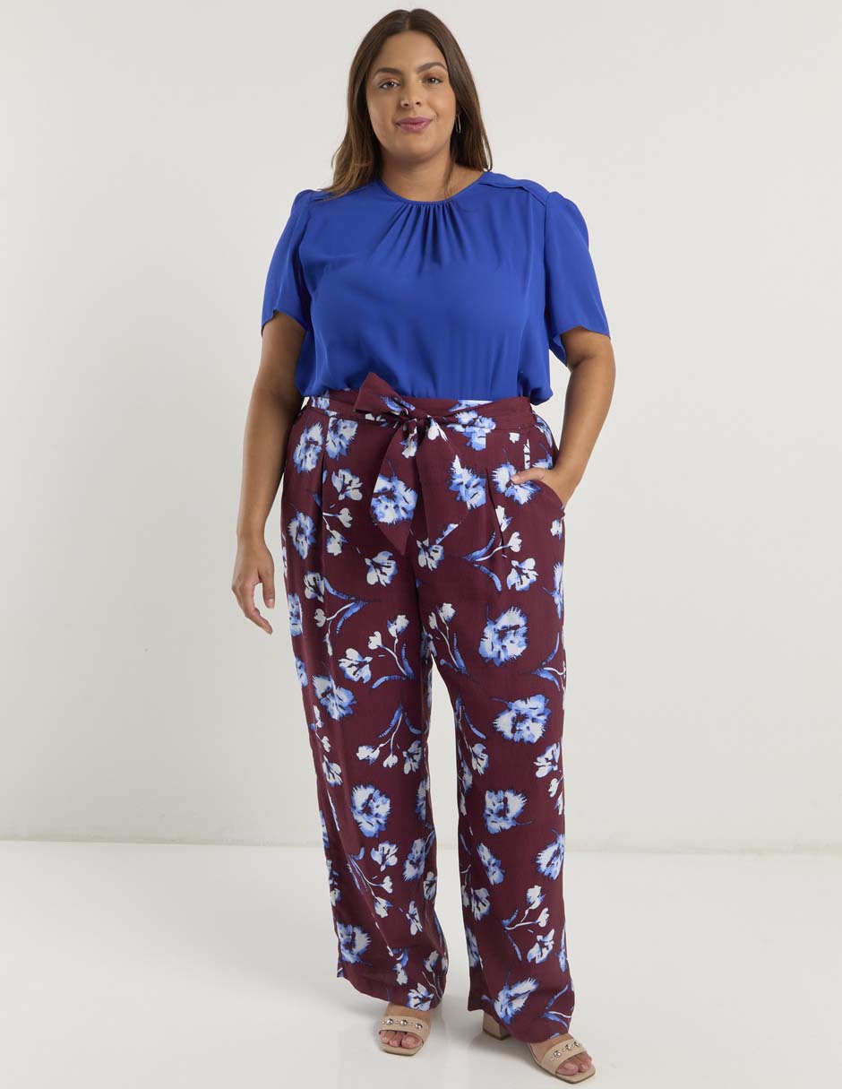 Pantalón relaxed amplio para mujer 3