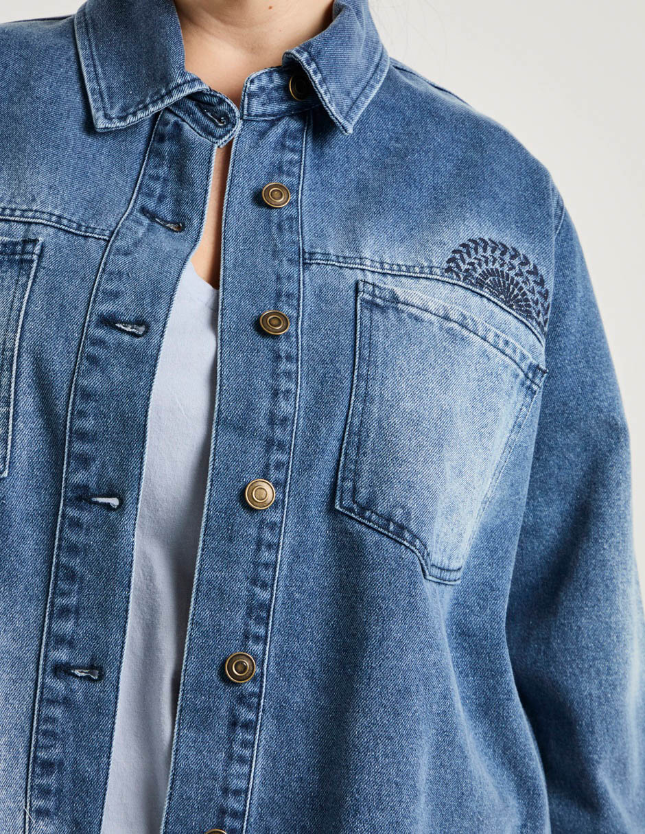 Chamarra denim para mujer 4